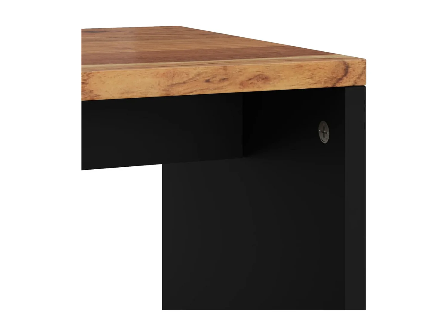 Nachtkastje | Bijzettafel Modern 40x31x46 cm massief acaciahout en bewerkt hout