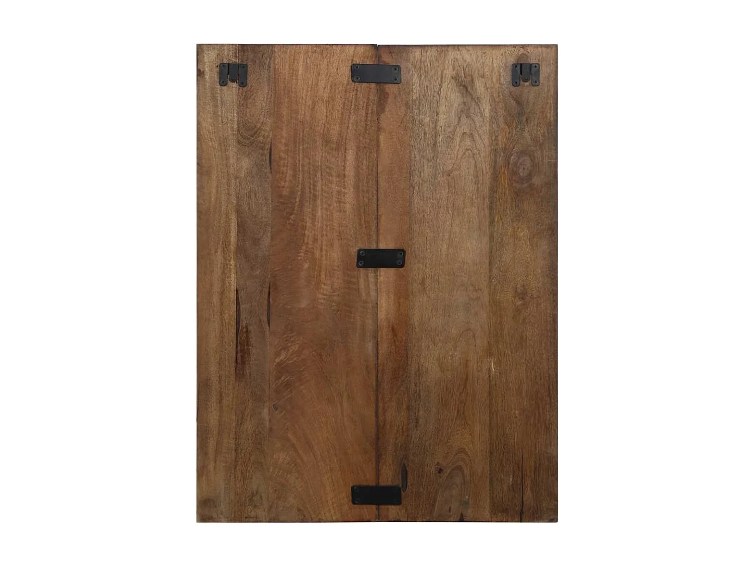 Mesilla de noche | Mesita de noche multicolor 60x32x80 cm madera maciza reciclada