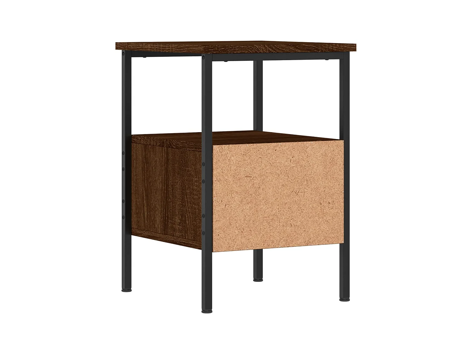 Mesita de noche | Mesilla de noche madera de ingeniería marrón roble 34x36x50 cm