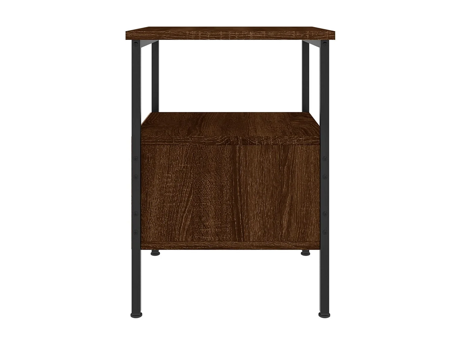 Nachttisch-Beistelltisch Braun Eichen-Optik 34x36x50 cm Holzwerkstoff SHL9110