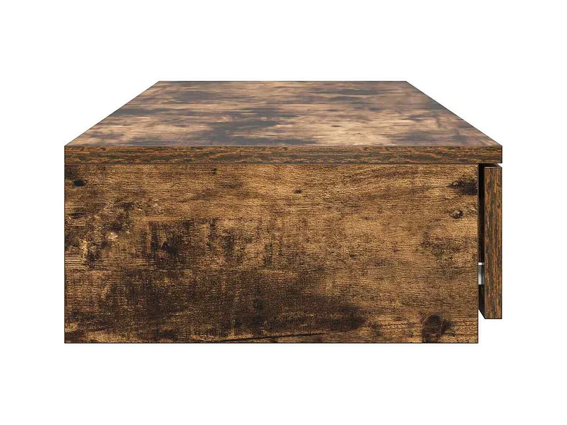 Cajones de cama con cajón Roble ahumado 120x36.5x16.5 cm