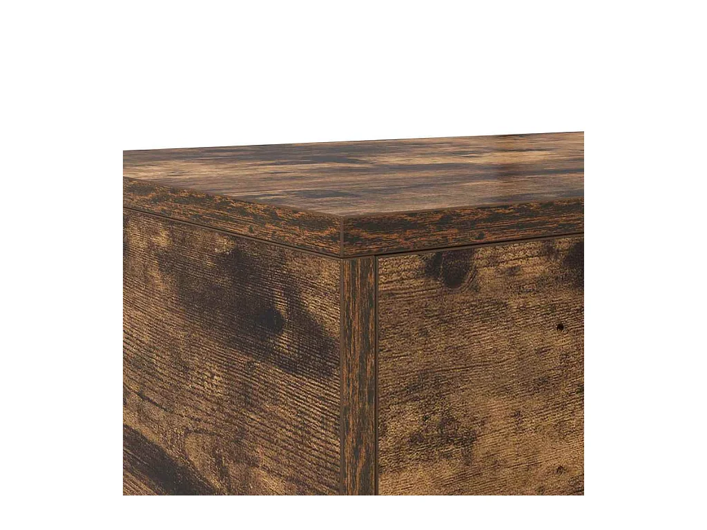 Cajones de cama con cajón Roble ahumado 120x36.5x16.5 cm