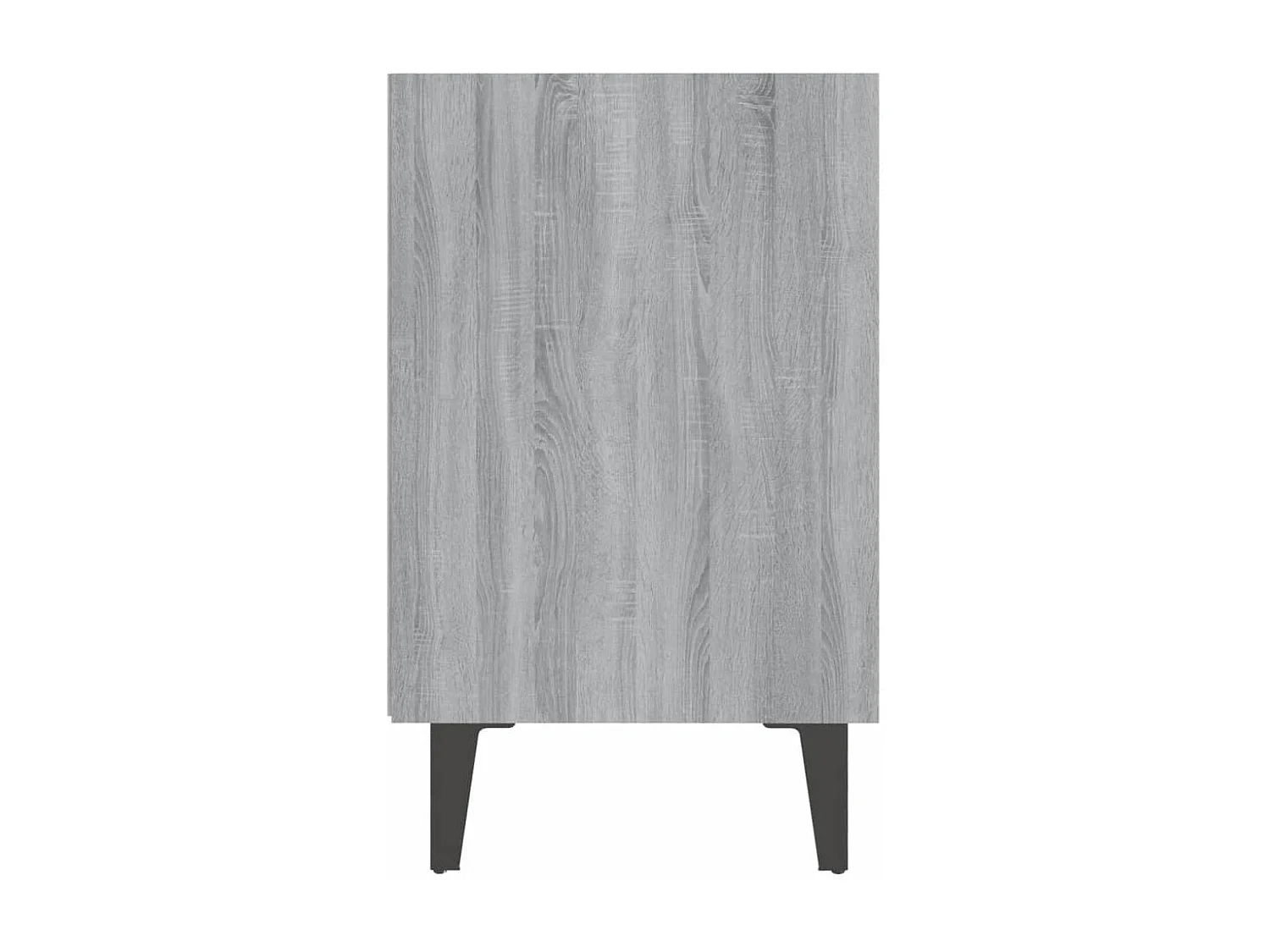 Nachttisch-Beistelltisch mit Metallbeinen Grau Sonoma 40x30x50 cm SHL31150