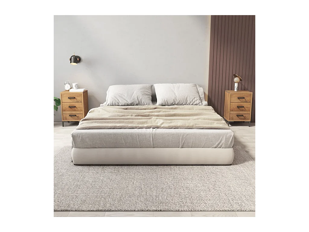 Mesitas de noche | Mesilla de noche 2 uds madera maciza de pino 40x30x55 cm