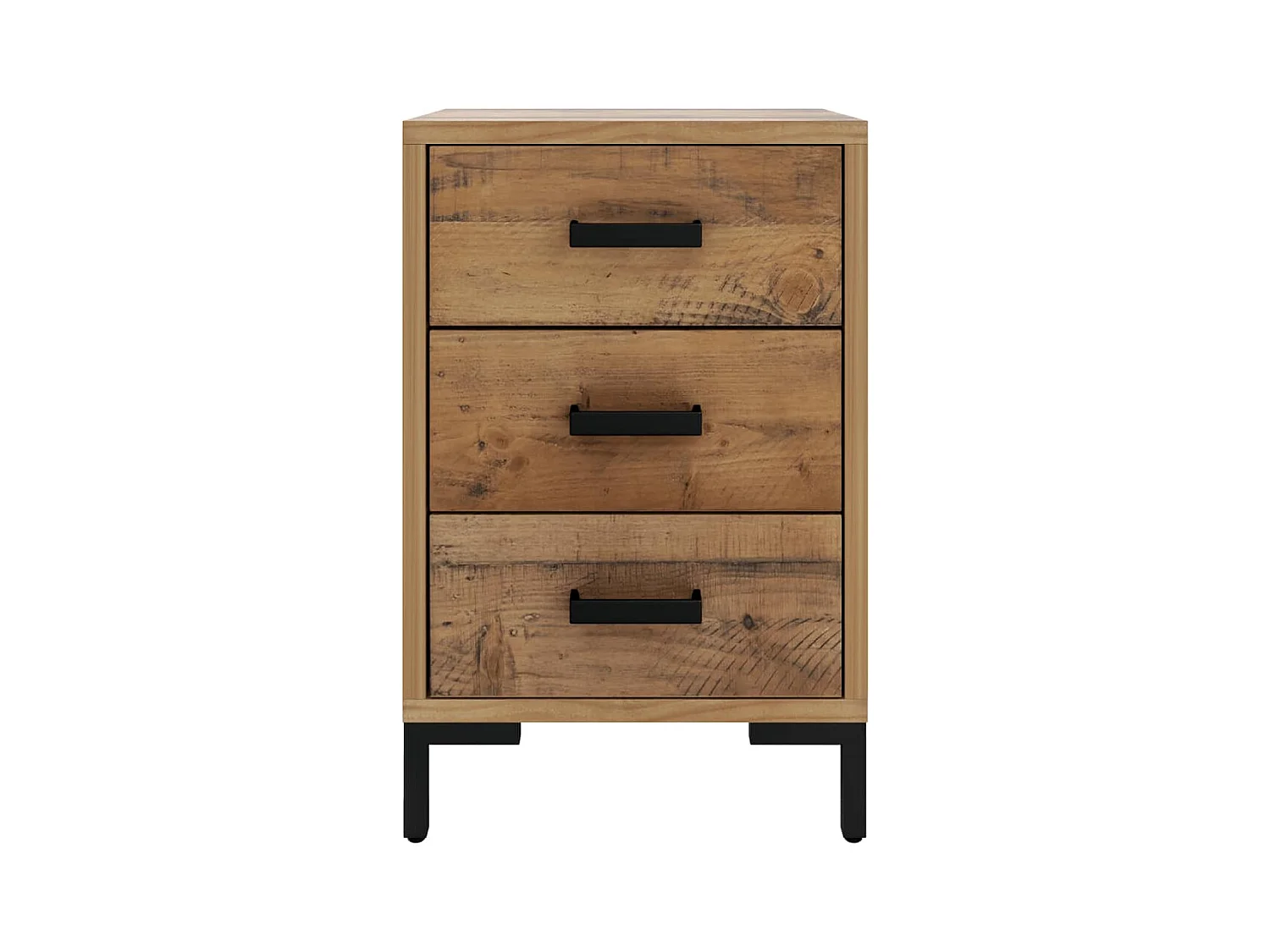 Mesitas de noche | Mesilla de noche 2 uds madera maciza de pino 40x30x55 cm