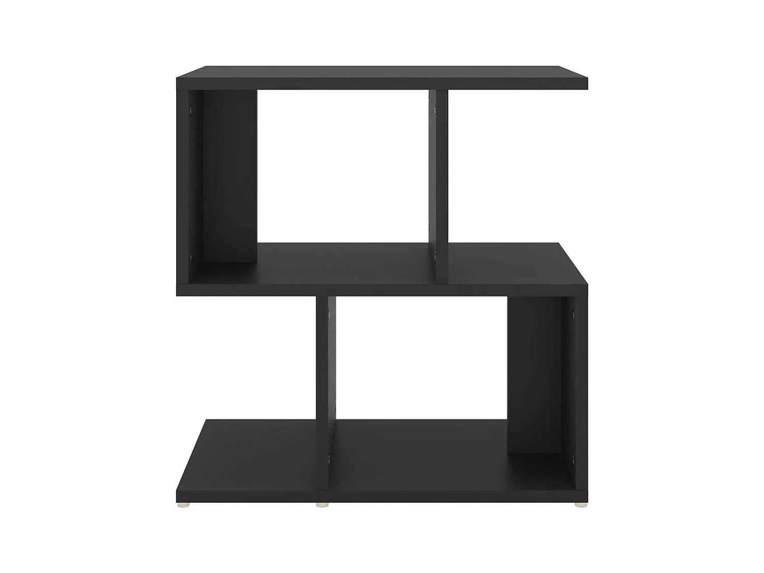Tables de chevet-Tables de nuit 2 pcs noir 50x30x51,5 cm bois d'ingénierie