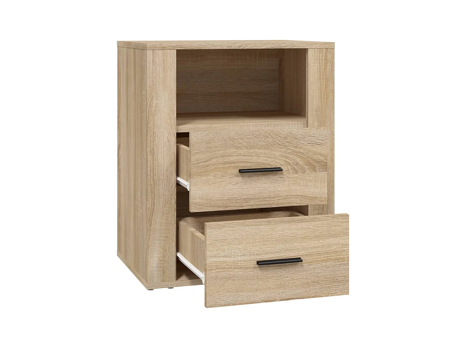 Table de chevet-Table d'appoint-Table de nuit Chêne sonoma 50x36x60 cm Bois d'ingénierie