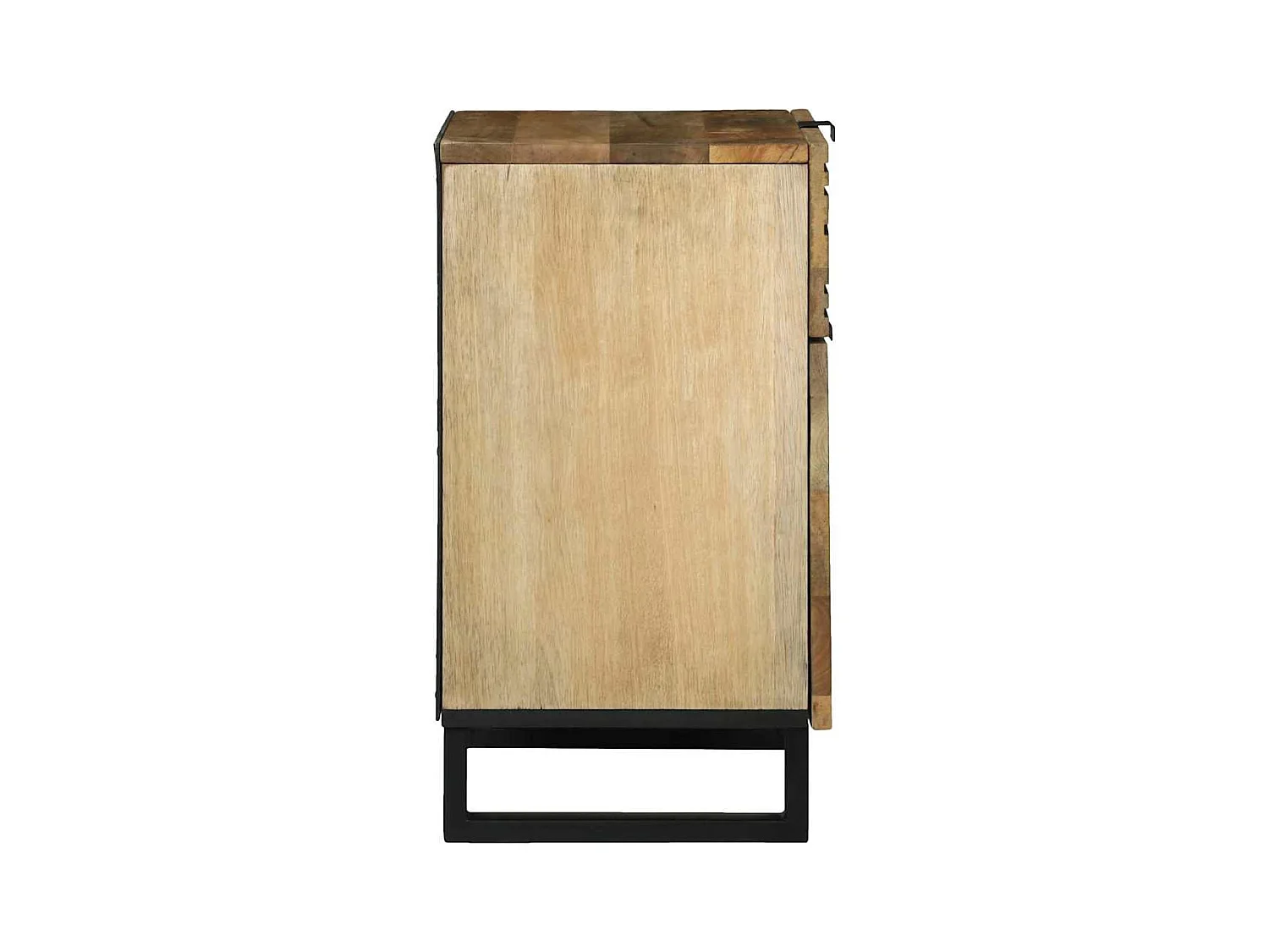 Mesita de Noche | Armario de Noche Marrón 50x33x60 cm madera maciza de mango