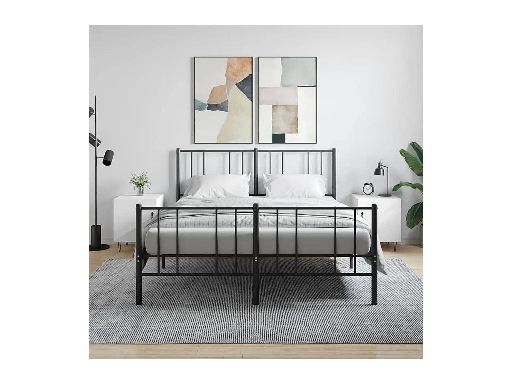 Lot de 2 Tables de chevet Étroite avec Étagère de rangement blanc 40x40x50 cm bois d’ingénierie