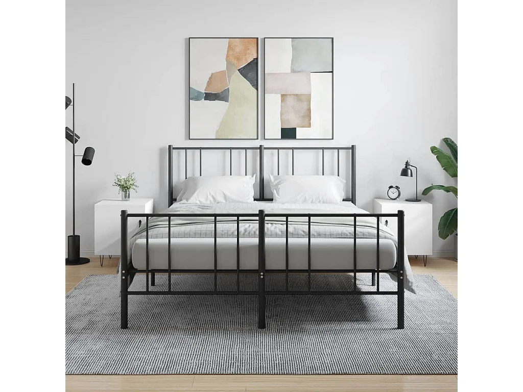 Nachttisch 2er Set-Beistelltisch-Nachttischkommode Weiß 40x40x50 cm Holzwerkstoff SHL92670