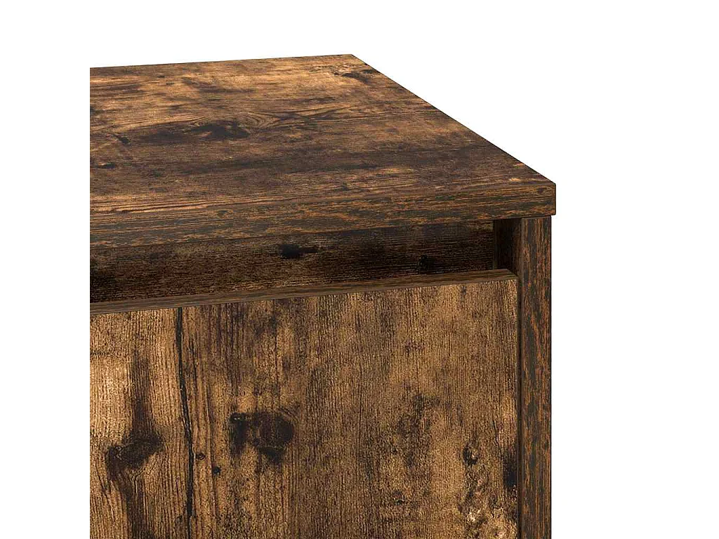 Nachttisch-Beistelltisch Geräucherte Eiche 39 x 34,5 x 50 cm Holzwerkstoff SHL99798