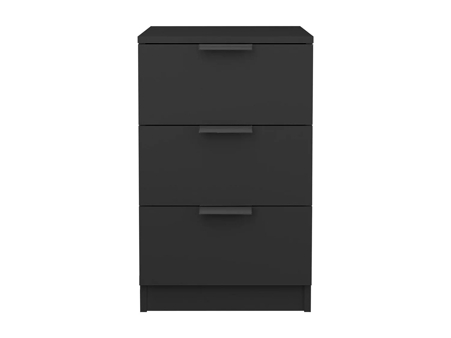 Nachttisch 2er Set-Beistelltisch Schwarz 40x36x65 cm SHL11180