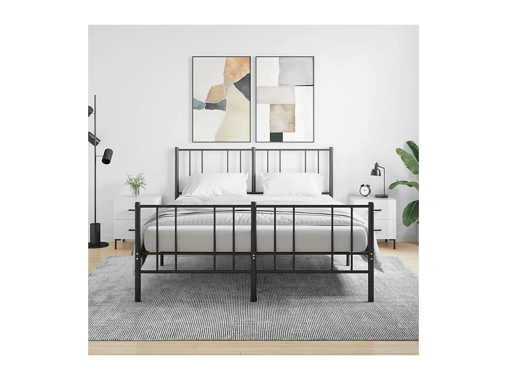 Mesita de noche | Mesilla de noche 2 uds madera ingeniería blanco brillo 40x35x47,5cm