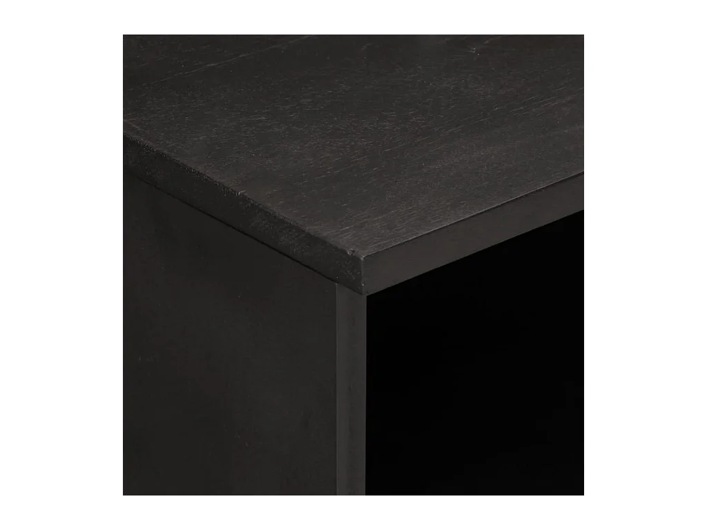 Mesita de noche | Mesilla de noche de madera maciza de mango 40x33x46 cm