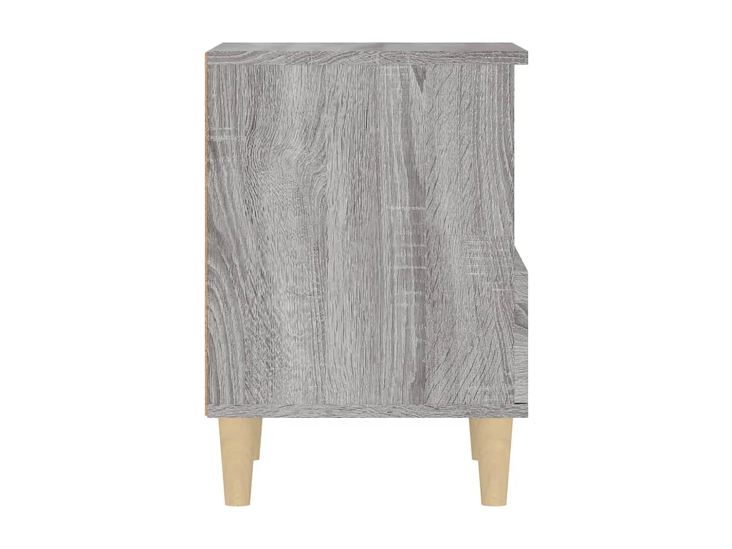 Mesitas de noche | Mesilla de noche 2 unidades gris Sonoma 40x35x50 cm