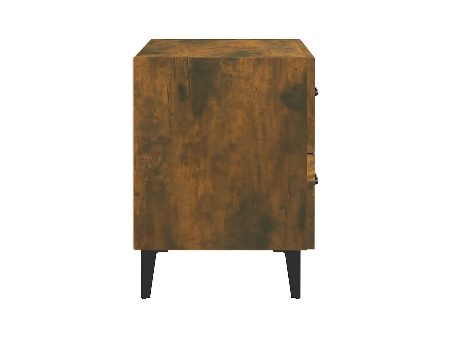 Mesita de noche | Mesilla de noche color roble ahumado 40x35x47,5 cm