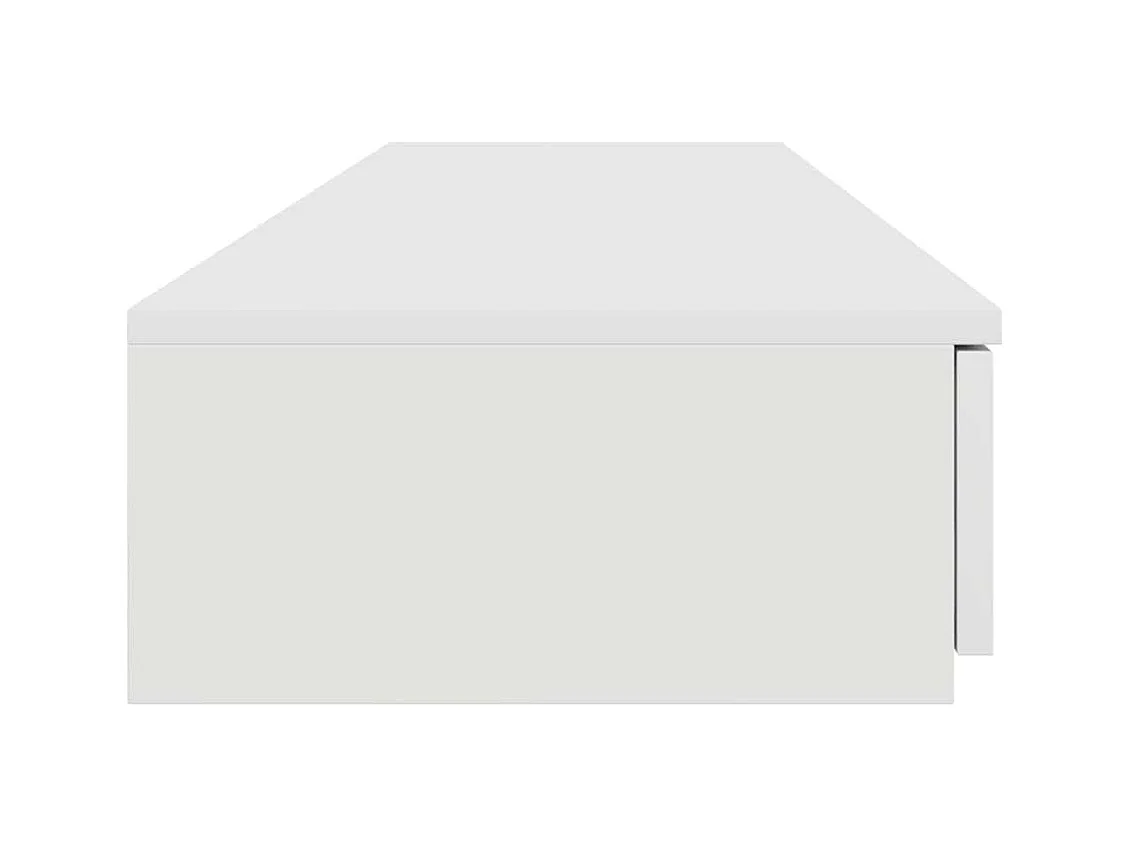 Cajones de cama con cajón Blanco 135x36.5x16.5 cm