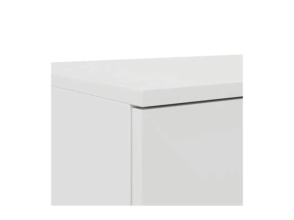 Cajones de cama con cajón Blanco 135x36.5x16.5 cm