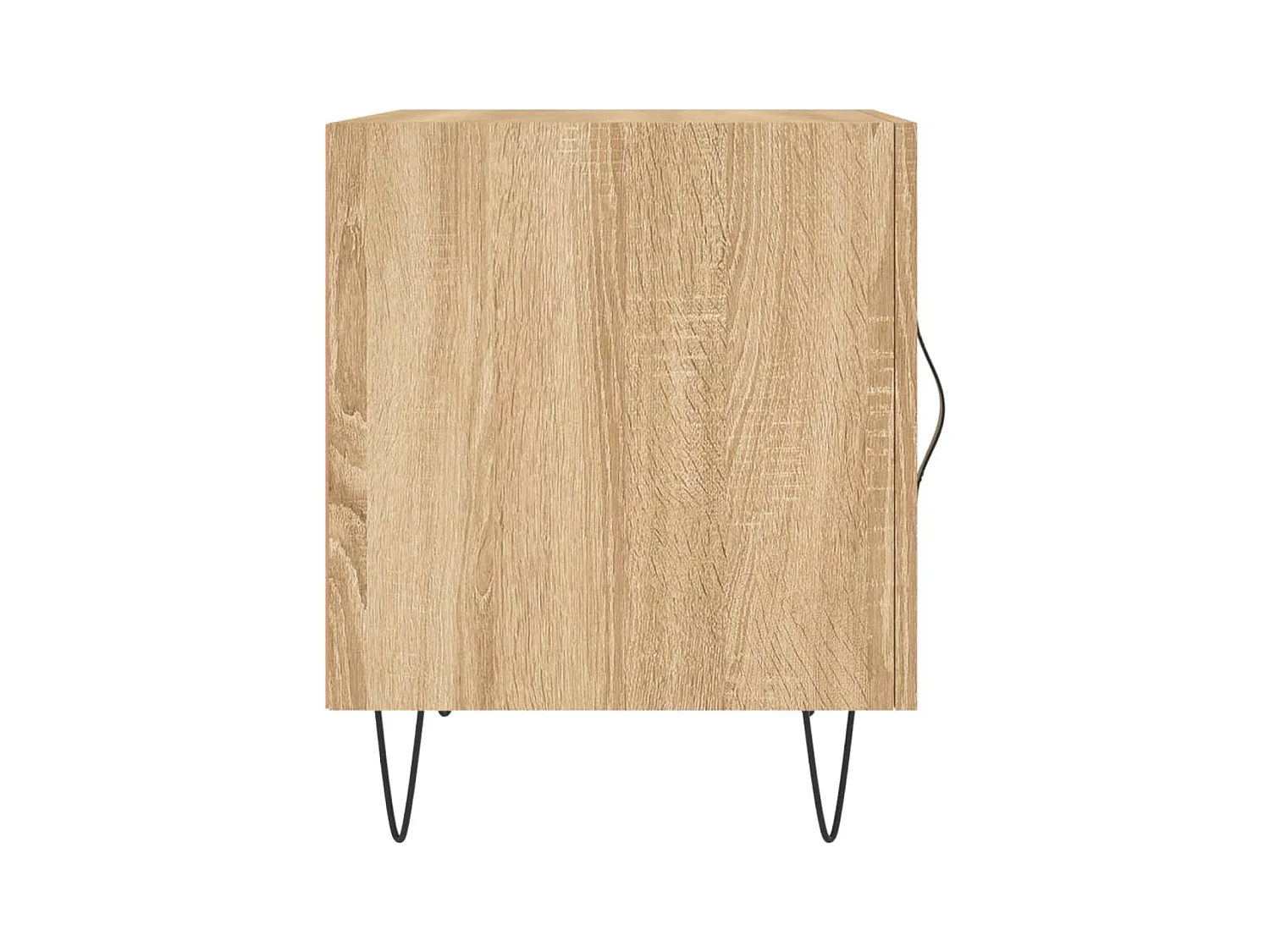 Mesitas de noche | Mesilla de noche 2 uds madera ingeniería roble Sonoma 40x40x50 cm