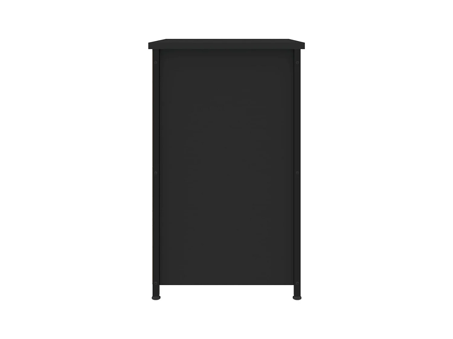 Mesitas de noche | Mesilla de noche 2 uds madera de ingeniería negro 40x36x60 cm