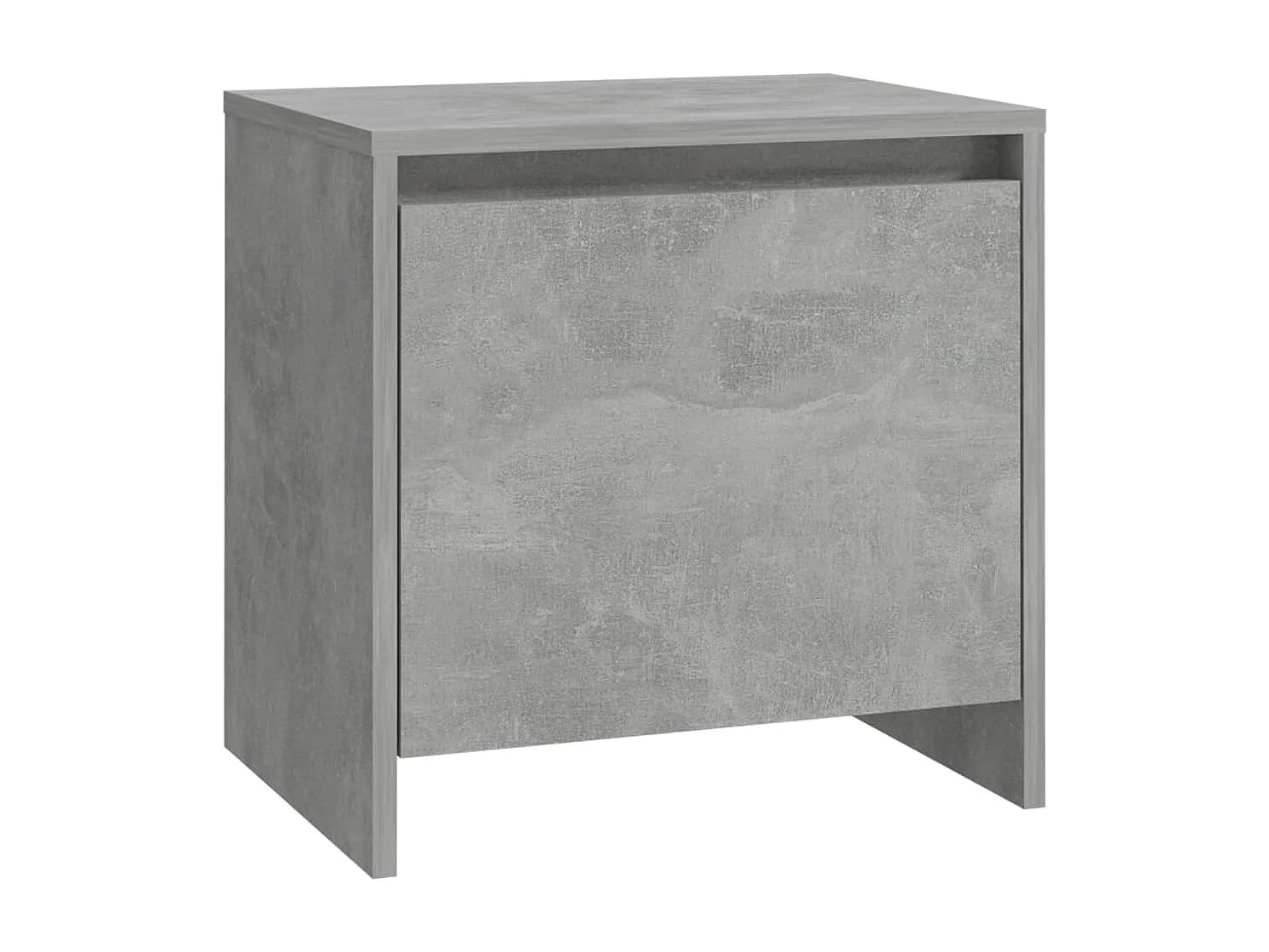 Nachttisch-Beistelltisch Betongrau 45x34x44,5 cm Holzwerkstoff SHL62250