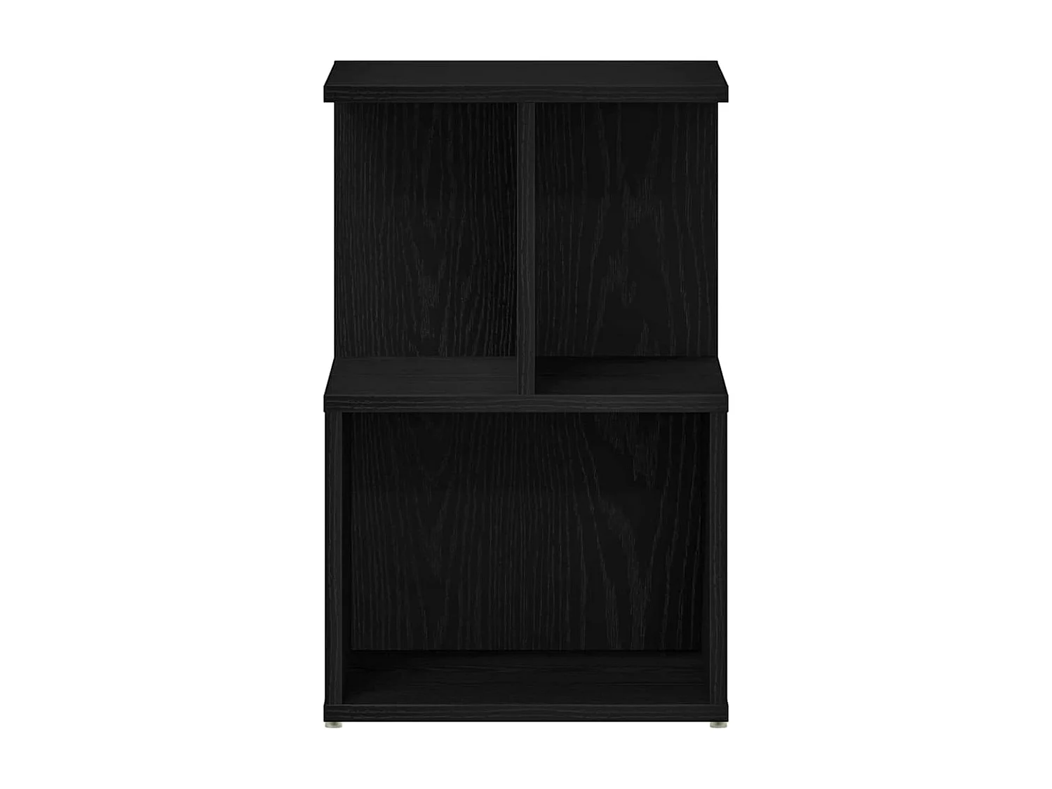 Nachttisch 2er Set-Beistelltisch Schwarze Eiche 35 x 35 x 55 cm Holzwerkstoff SHL97654