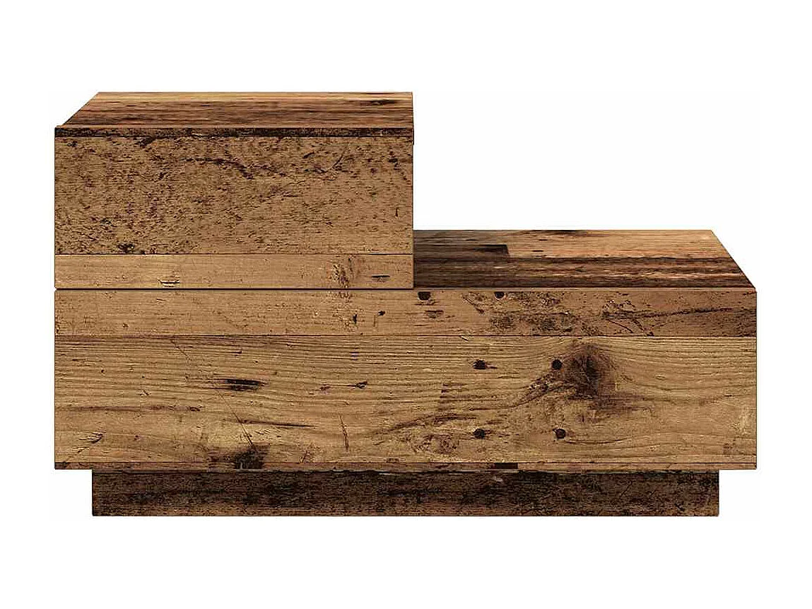 Mesita de Noche | Armario de Noche con cajón Madera Vieja 70x36x40.5 cm