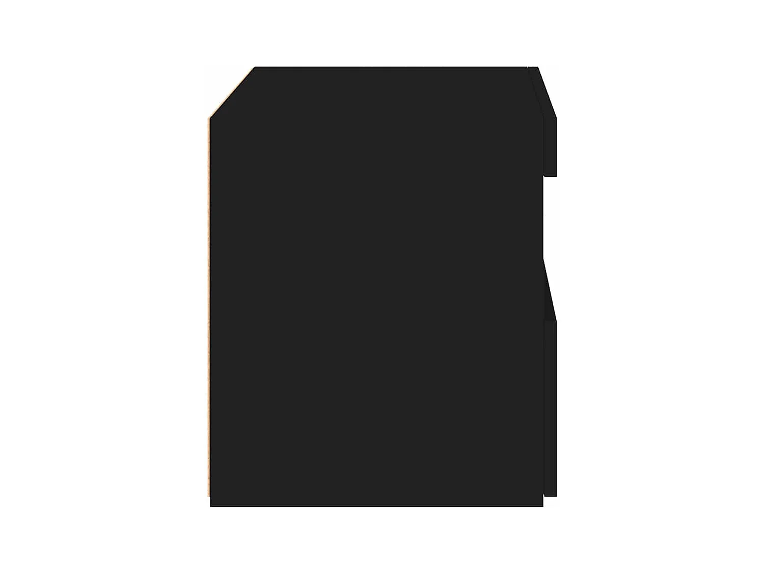 Mesitas de noche | Mesilla de noche con luces LED 2 unidades negro 50x40x45 cm