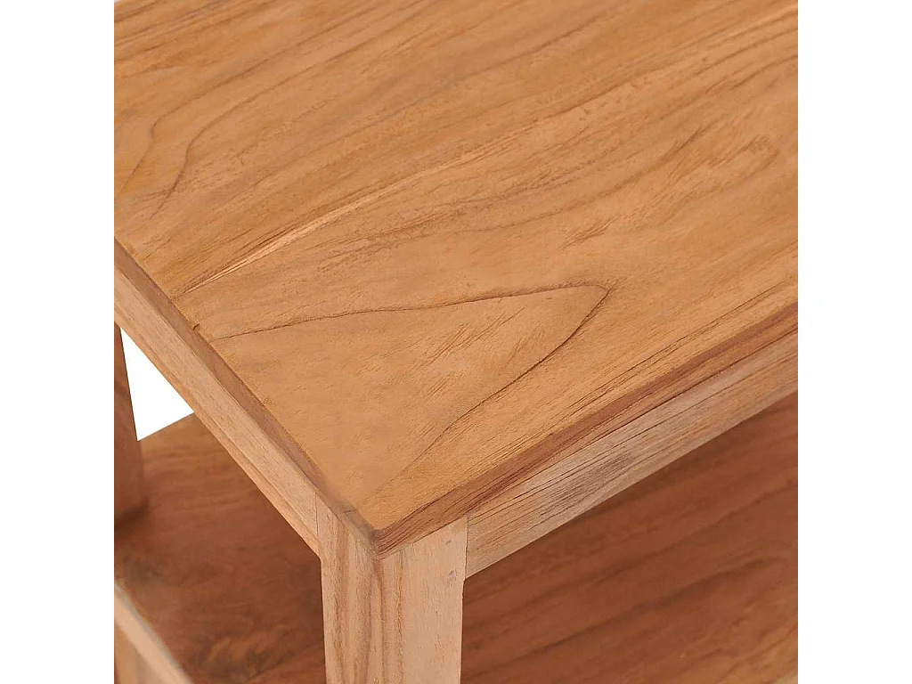 Nachttisch-Beistelltisch 40x30x50 cm Massivholz Teak SHL68621