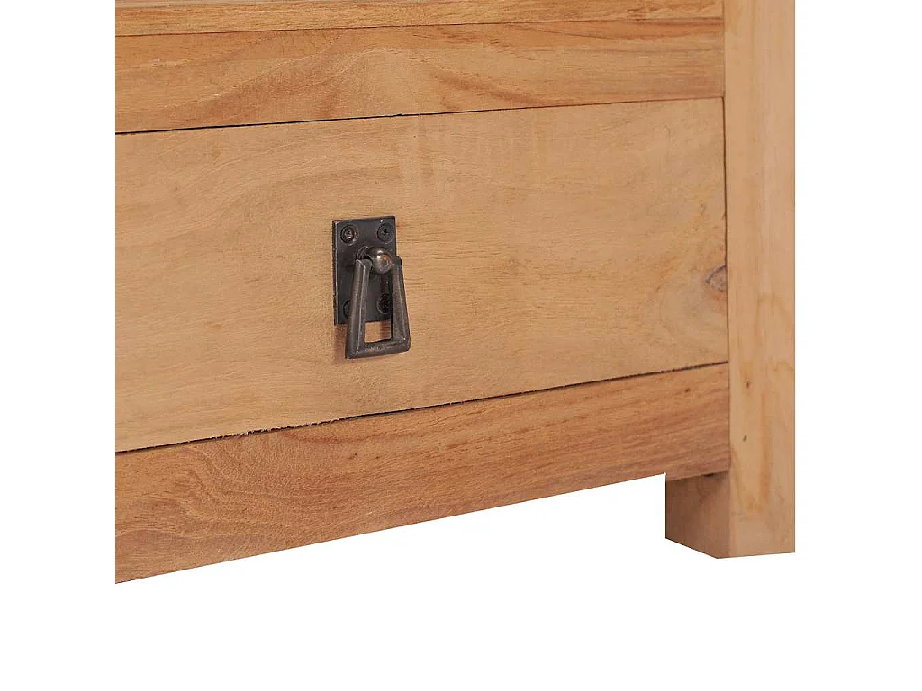 Nachttisch-Beistelltisch 40x30x50 cm Massivholz Teak SHL68621