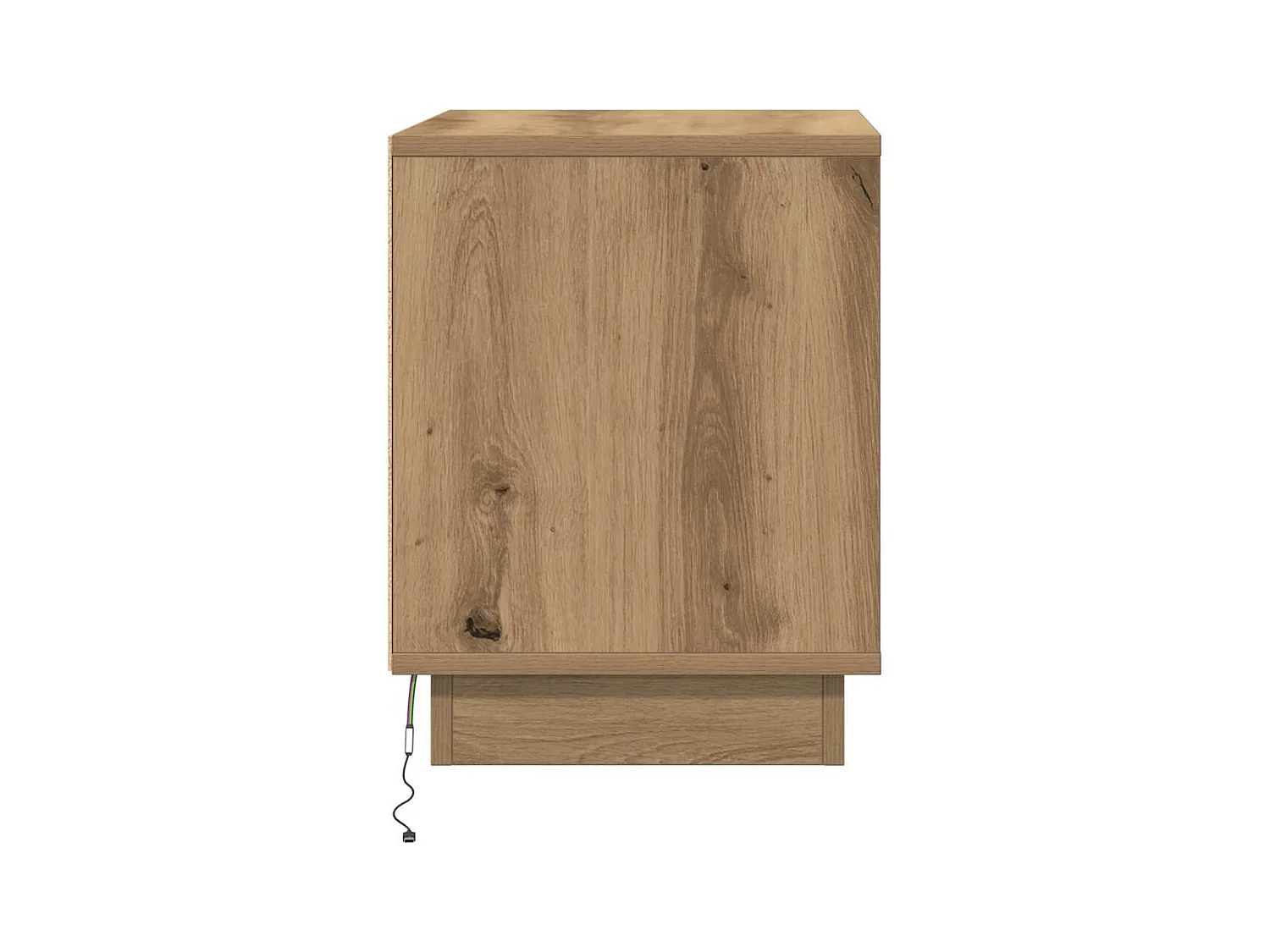 Mesita de Noche | Armario de Noche 2 uds Roble artisan 44x34.5x45 cm