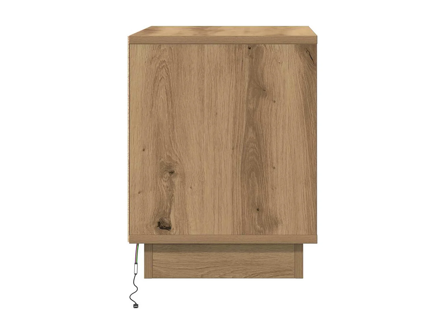 Nachttisch 2er Set-Beistelltisch Eiche handwerklich 44 x 34.5 x 45 cm SHL63425