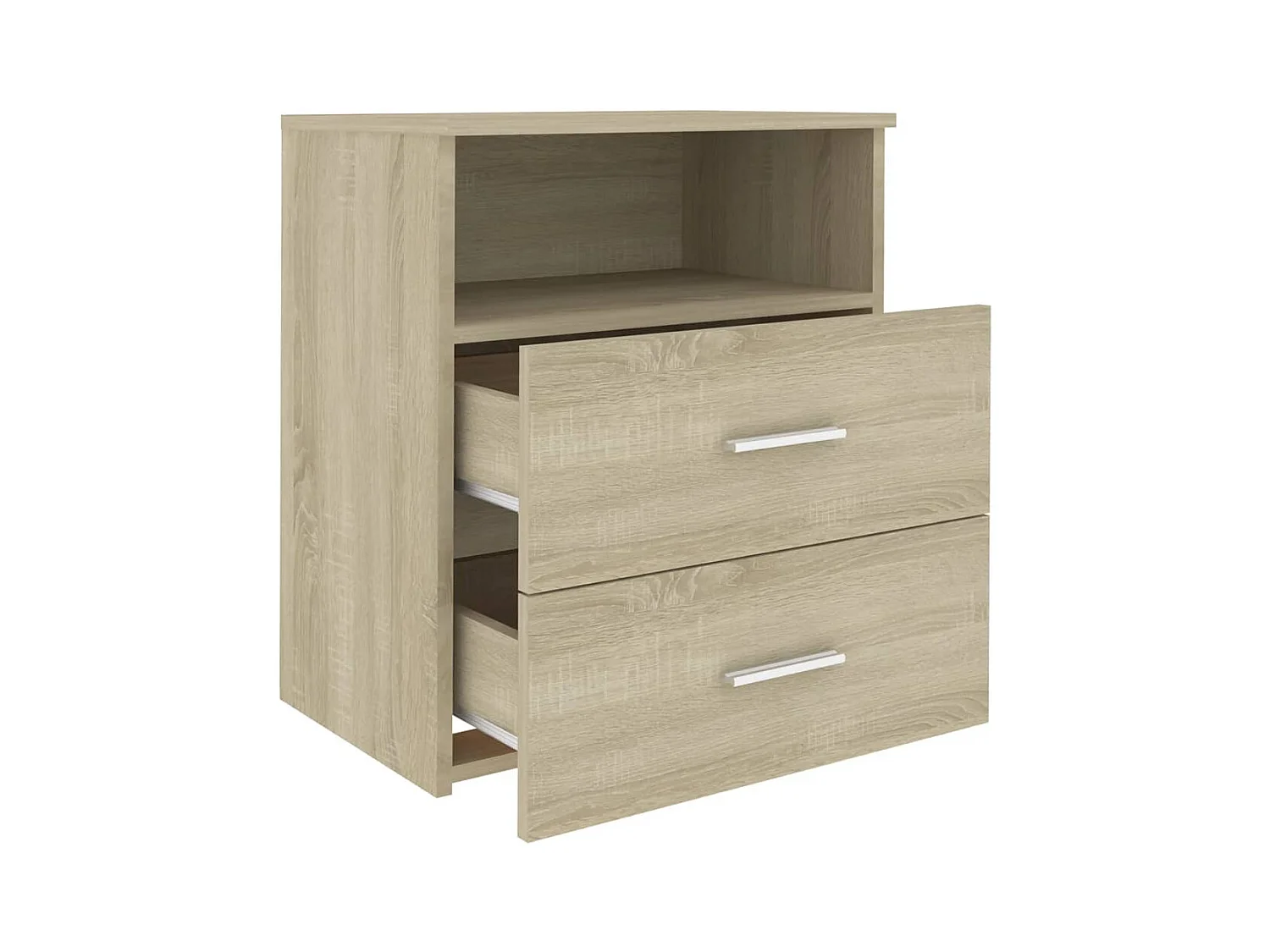 Table de chevet-Petite Table d'appoint-Table de nuit Chêne sonoma 50x32x60 cm