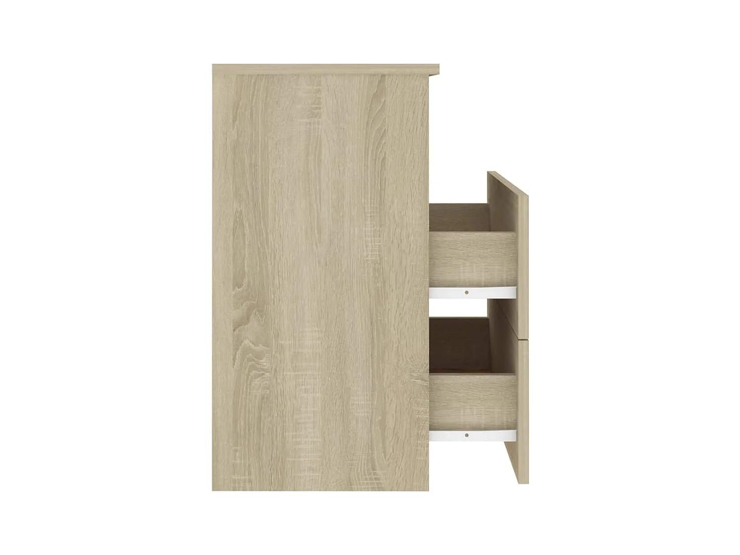 Table de chevet-Petite Table d'appoint-Table de nuit Chêne sonoma 50x32x60 cm