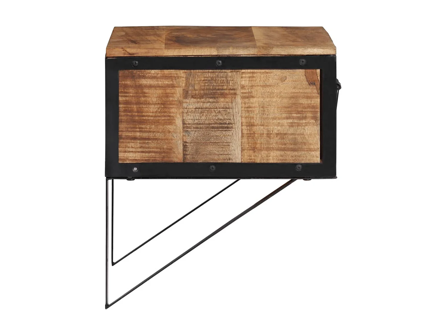 Nachttisch-Beistelltisch 40x35x40 cm Massivholz Mango SHL32349