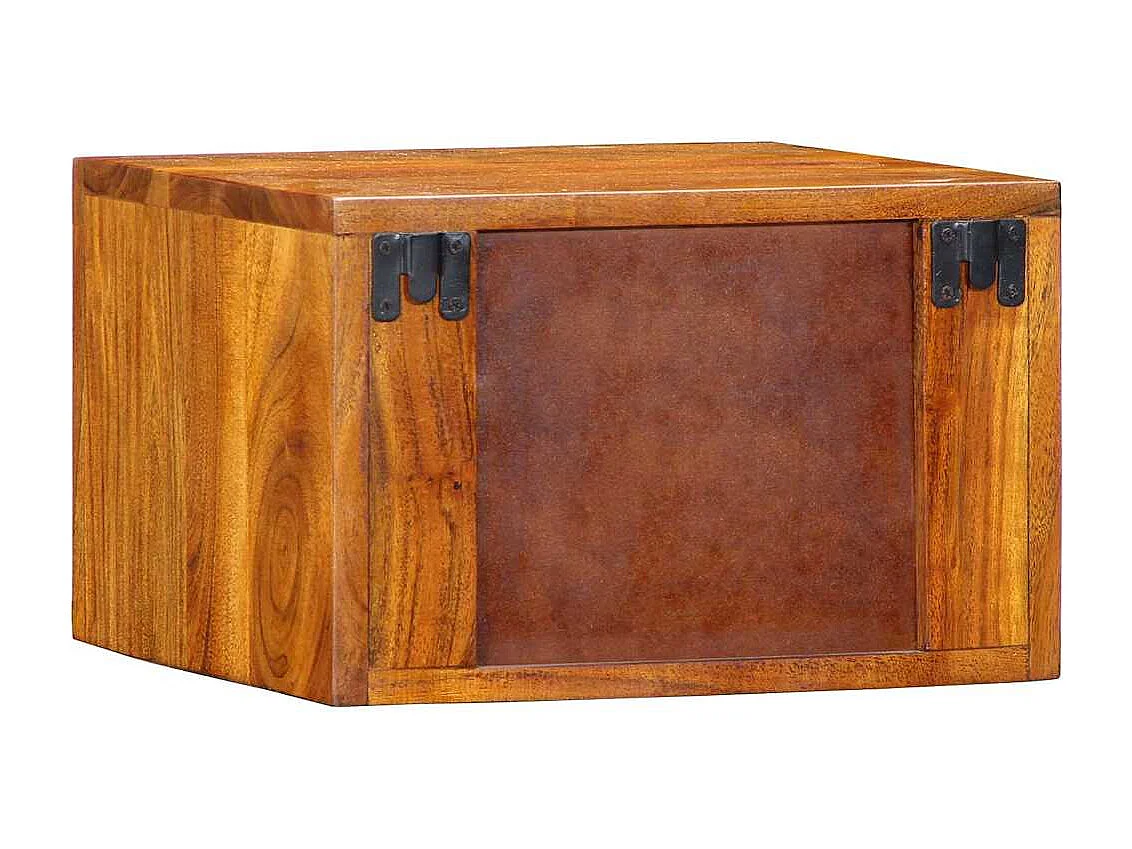 Mesita de Noche | Armario de Noche 2 uds con cajón Marrón 35x30x22 cm