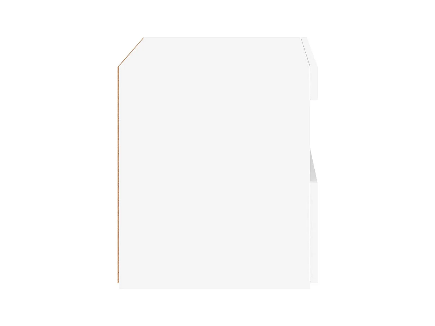 Mesita de noche | Mesilla de noche con luces LED blanco 50x40x45 cm