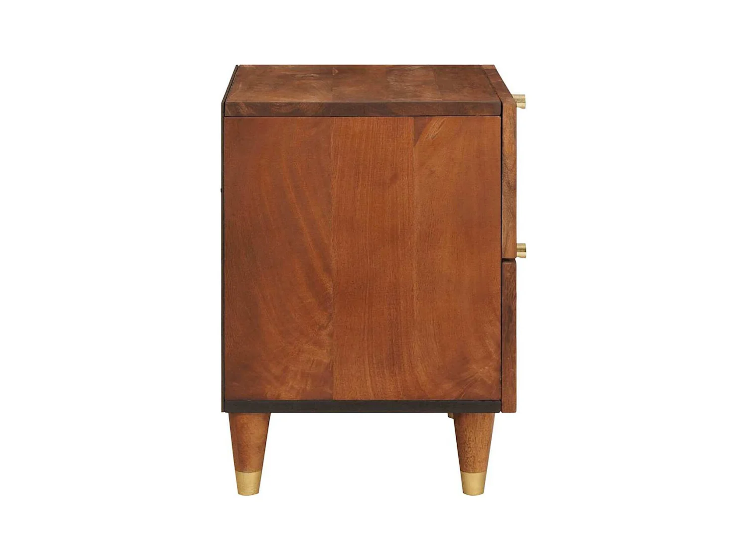 Mesas de noche | Mesa auxiliar | Mesita de noche con cajón 2 uds. 40x33.5x46 cm