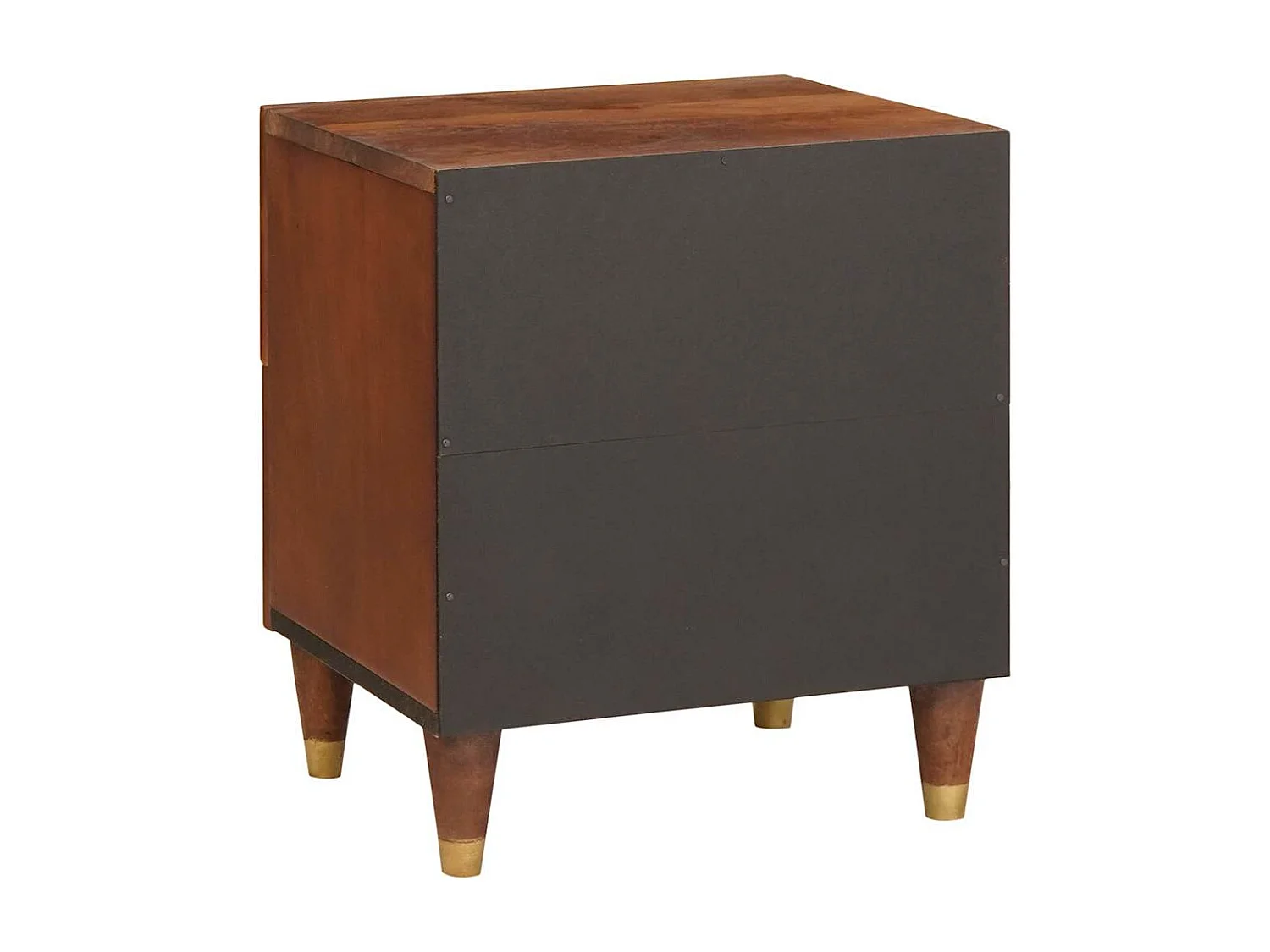 Mesas de noche | Mesa auxiliar | Mesita de noche con cajón 2 uds. 40x33.5x46 cm