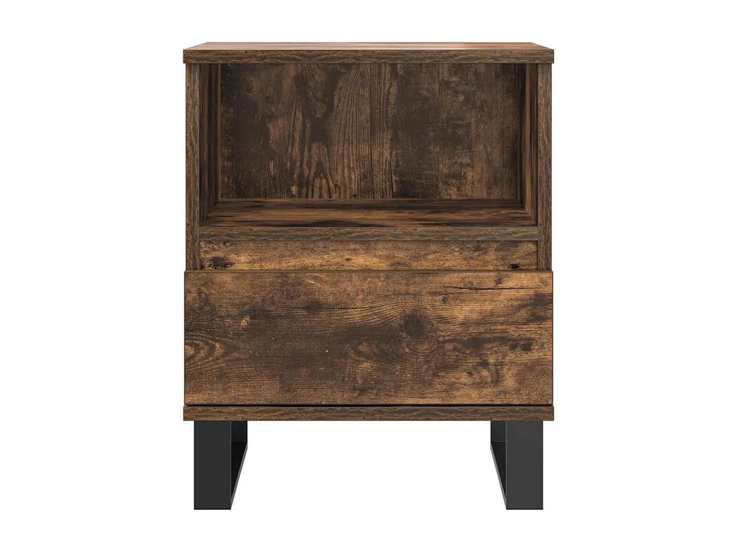 Nachttisch-Beistelltisch Räuchereiche 40x35x50 cm Holzwerkstoff SHL4984