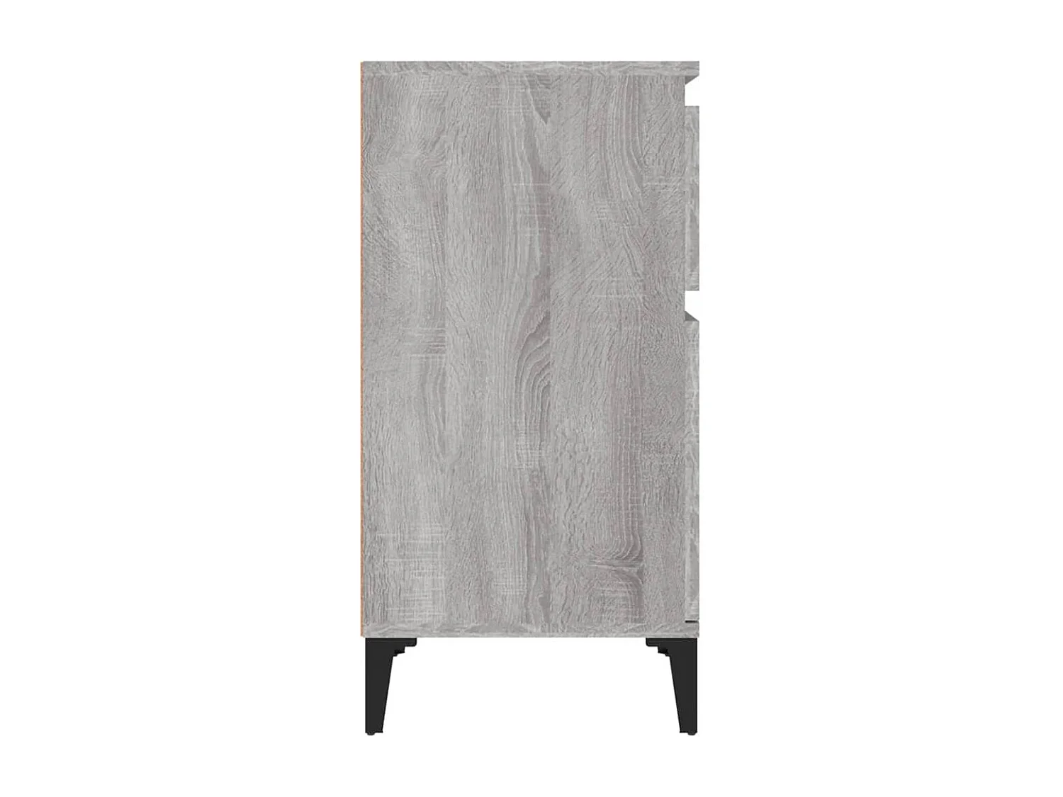 Mesitas de noche | Mesilla de noche 2 uds color gris Sonoma 40x35x70 cm