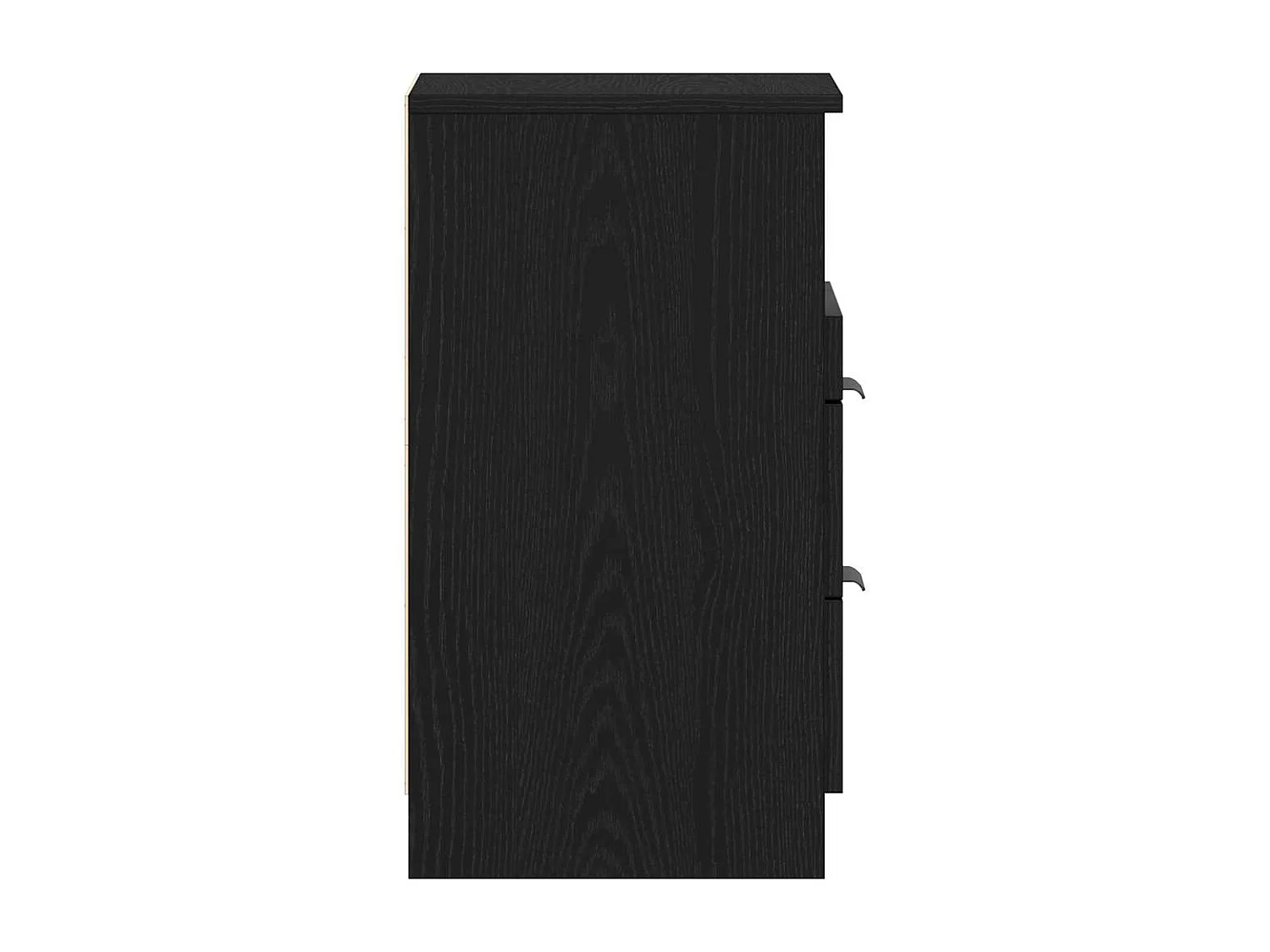 Nachttisch-Beistelltisch Schwarze Eiche 40 x 35 x 65 cm Holzwerkstoff SHL91126