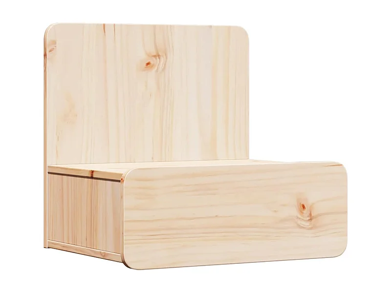 Mesa de Cabeceira | Criado-mudo Moderno com gaveta Castanho 44x32.5x40 cm