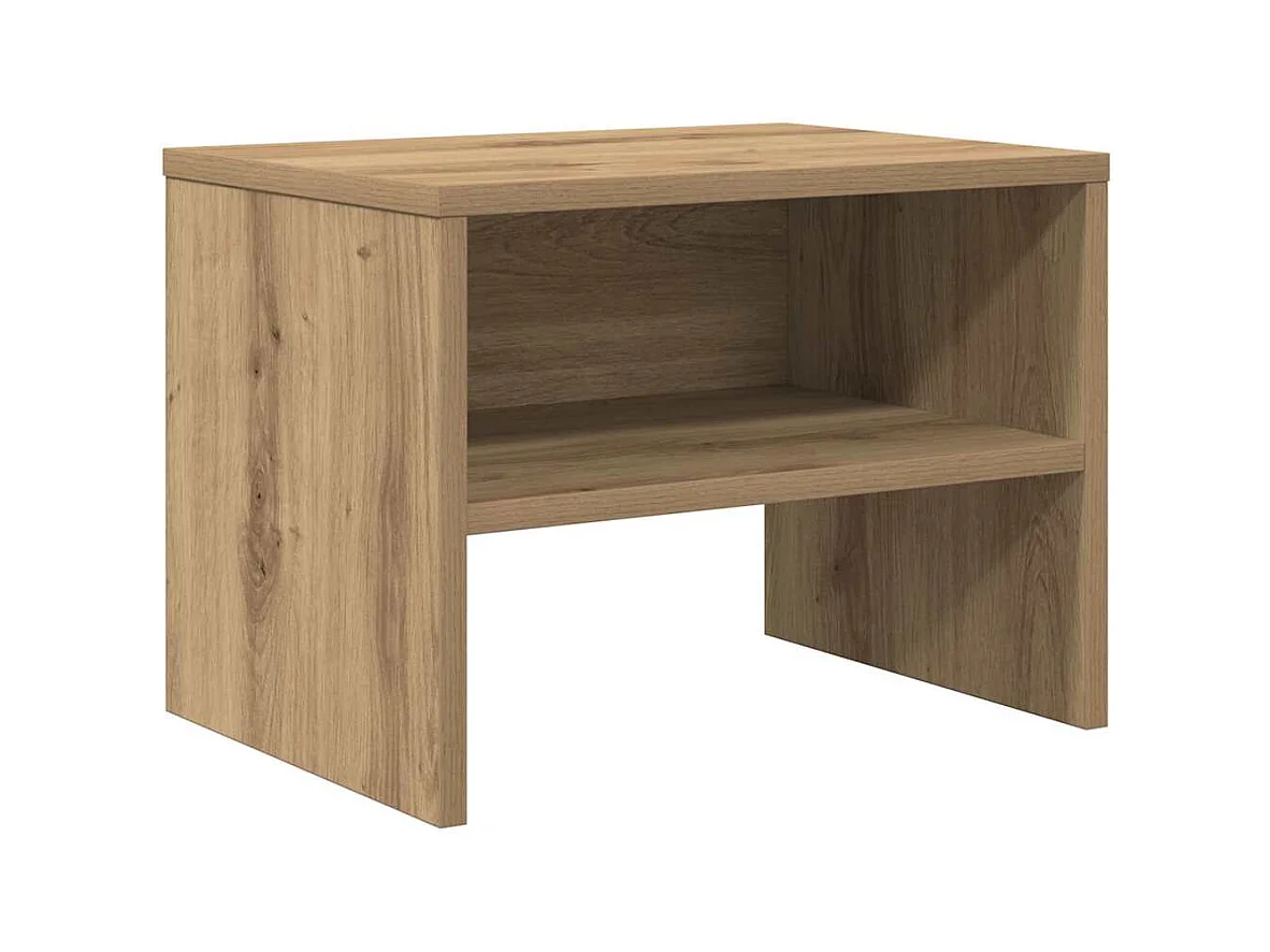 Mesita de Noche | Armario de Noche | Mesa auxiliar Roble artisan 40x40x30 cm
