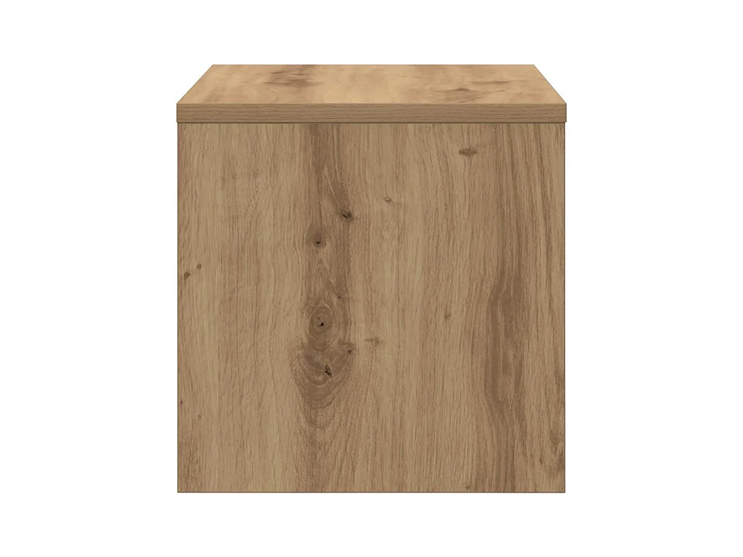 Mesita de Noche | Armario de Noche | Mesa auxiliar Roble artisan 40x40x30 cm