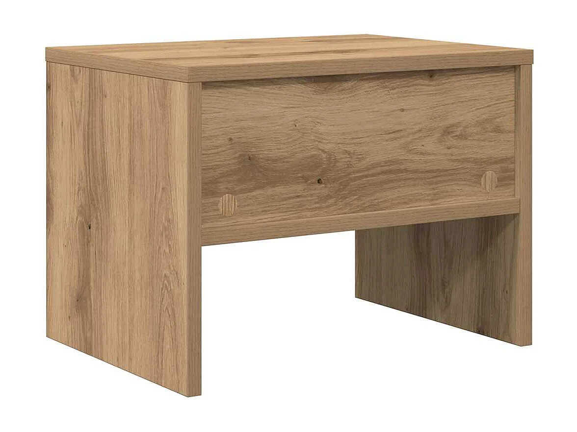 Mesita de Noche | Armario de Noche | Mesa auxiliar Roble artisan 40x40x30 cm