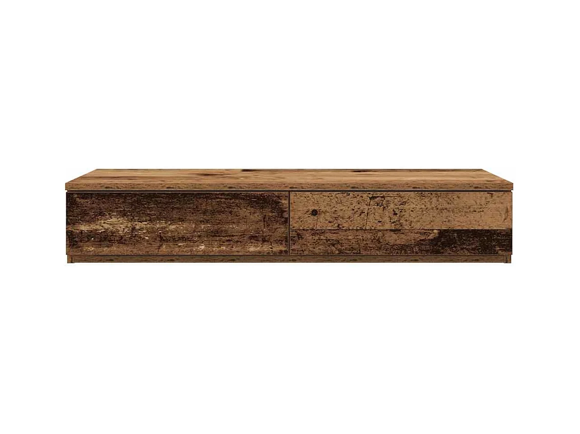 Tiroirs de lit avec tiroir Bois ancien 100x36.5x16.5 cm