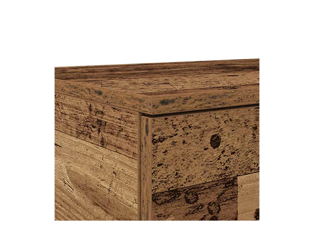 Tiroirs de lit avec tiroir Bois ancien 100x36.5x16.5 cm