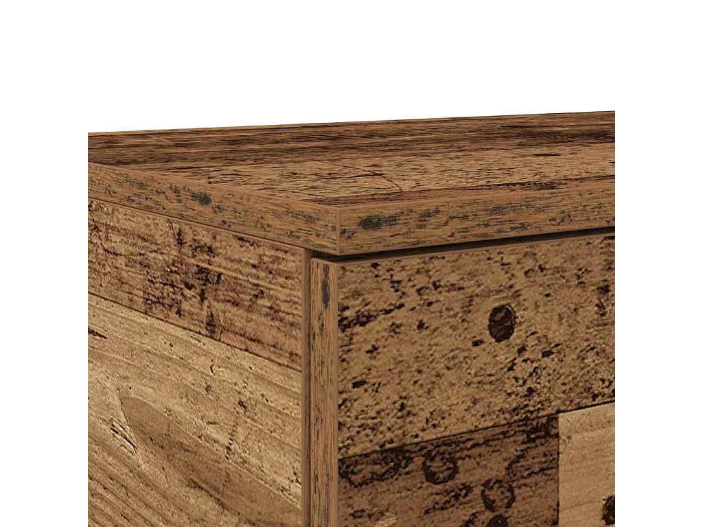 Cajones de cama con cajón Madera vieja 100x36.5x16.5 cm