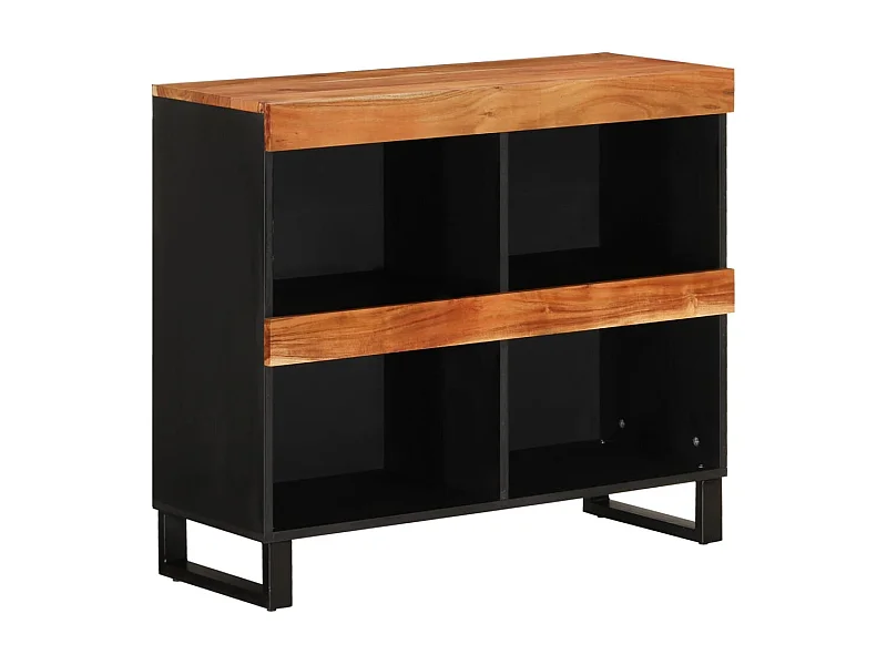 Table de chevet-Table d'appoint 85x33x75 cm bois massif d'acacia